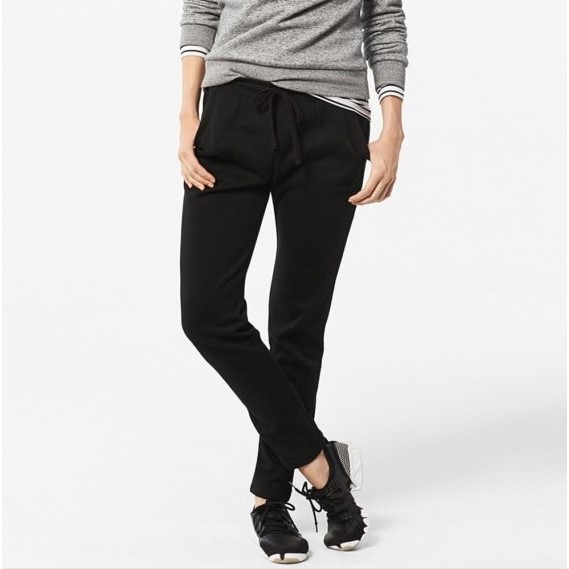 [DW] # FASHION PRIA       UNIQLO BLOCKTECH SWEATPANTS BULU CELANA TRAINING MUSIM DINGIN ORIGINAL