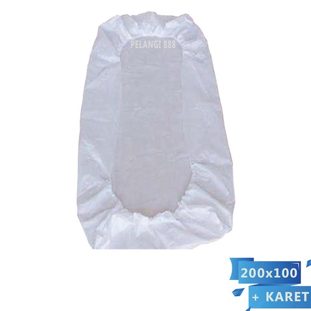 Disposable Bed Sheet Sprei Sekali Pakai Alas Ranjang Massage Salon | Disposable Bed Sheet Karet White | Alas Kasur | Sprei