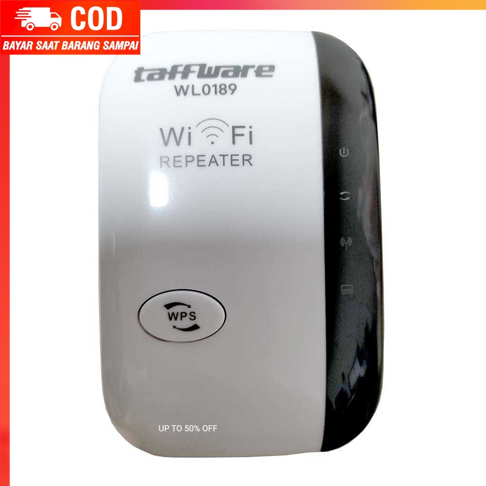 (100% BARANG ORI) Taffware Wireless-N WiFi Repeater 300Mbps - WL0189