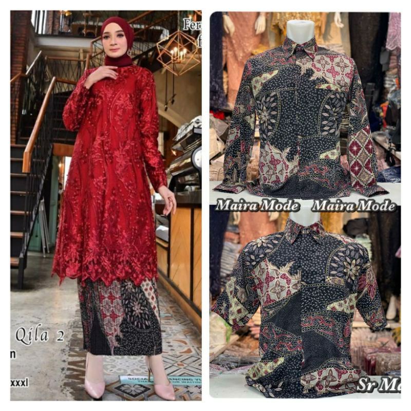 Kebaya Couple Modern / Baju Kebaya Couple Tunik Modern Kekinian Terbaru 2022 / Kebaya Couple / Kebay