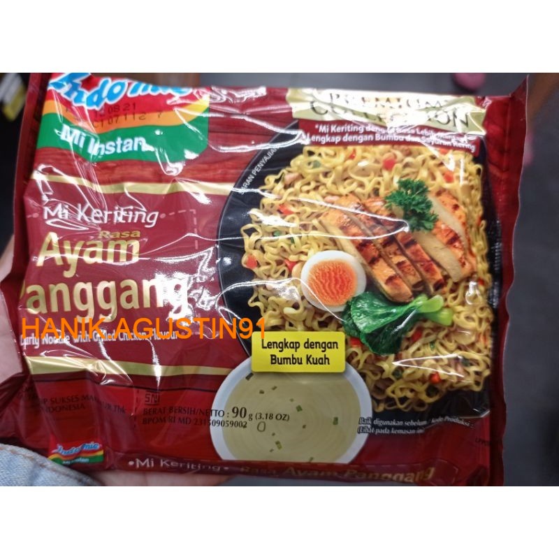 

Indomie Mi Keriting Rasa Ayam Panggang New 90g