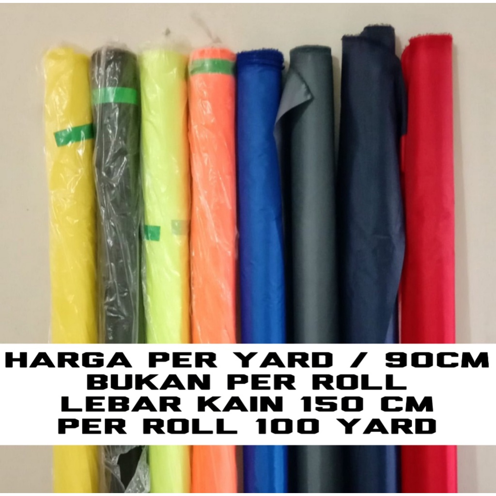 Jual Kain parasut Waterproof Per Yard / Kain parasit WP Indonesia