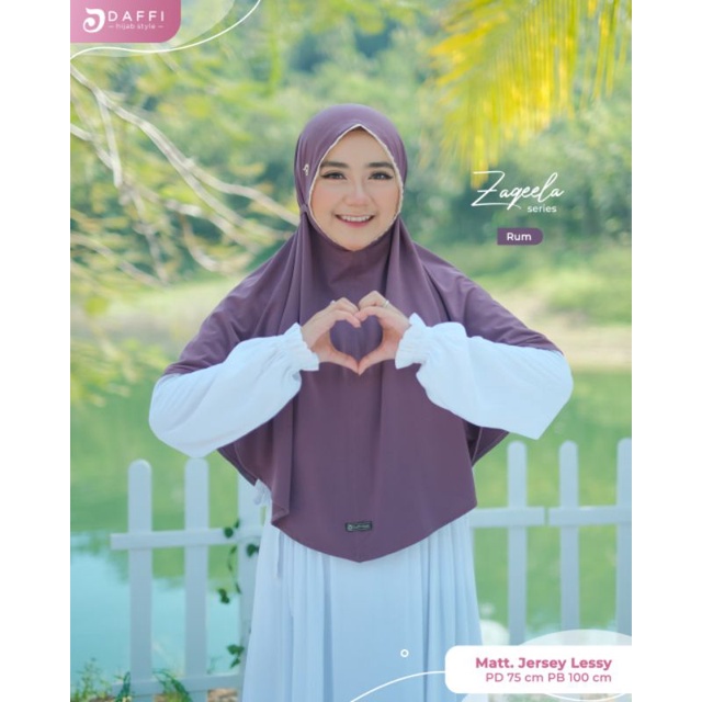 Jilbab Instan Zaqeela By Daffi