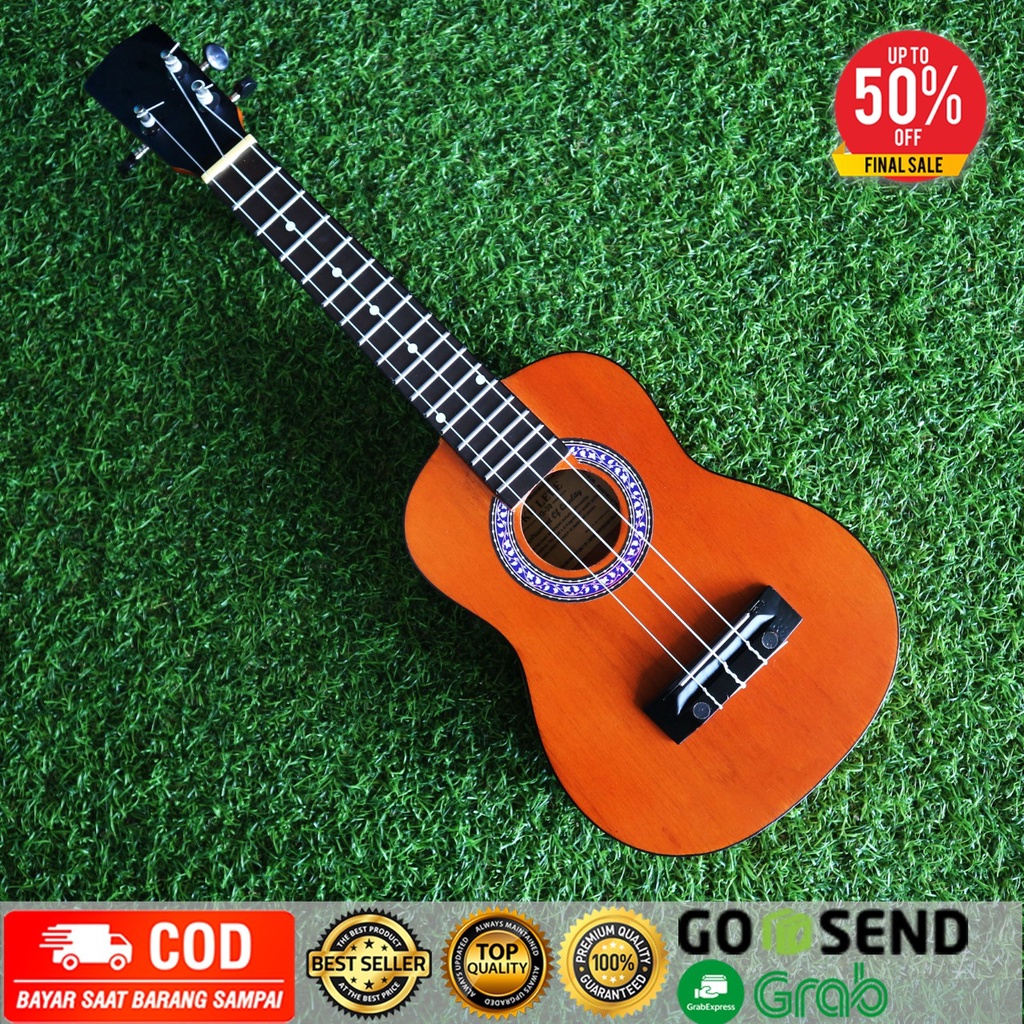 Promo Alat Musik Ukulele Gitar Kecil Kentrung Senar 3 Senar 4 Gratis Pick