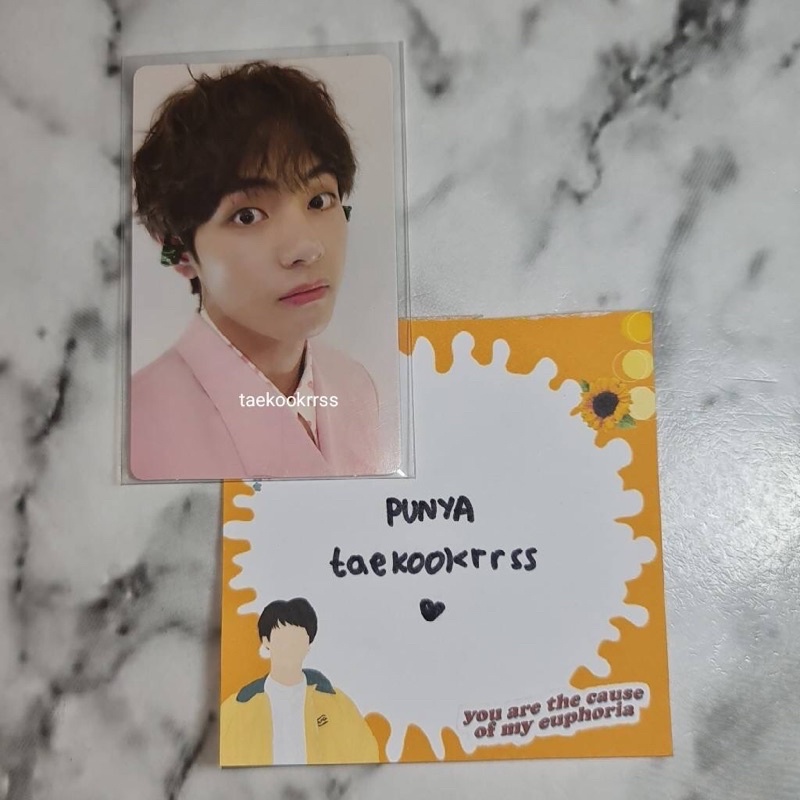 [OFFER] BTS Memories Of 2019 Bluray Random Photocard Kim Taehyung [Taehyung Bluray PC] [V Bluray] [M