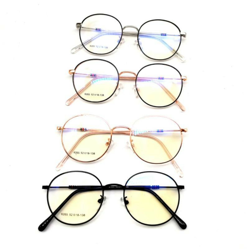 KACAMATA BULAT LENSA PHOTOCROMIC 6265