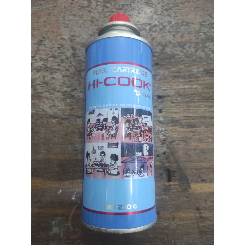 Tabung Gas kaleng botol portable Hi cook Hicook 230 gr