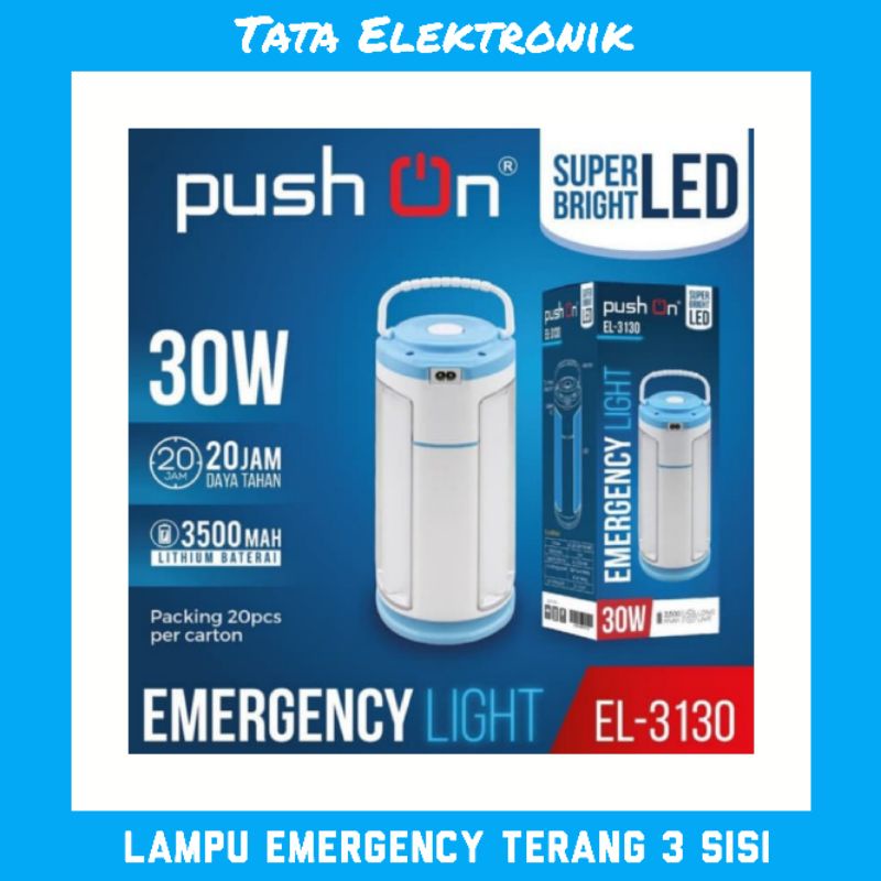 Push On EL-3130 / Lampu Emergency Push On EL 3130