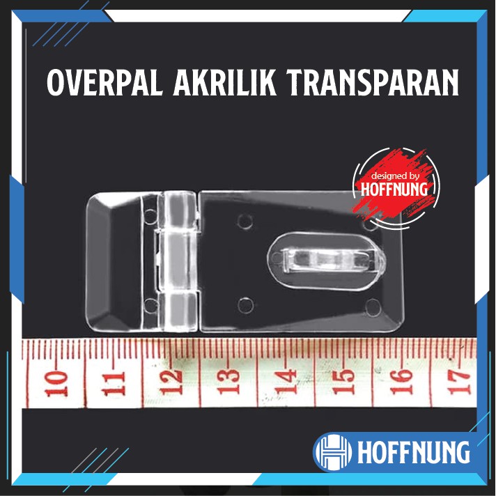 Gembok Akrilik Kunci Akrilik Grendel Bening Lock Acrylic Overpal Latch Box Kotak Amal