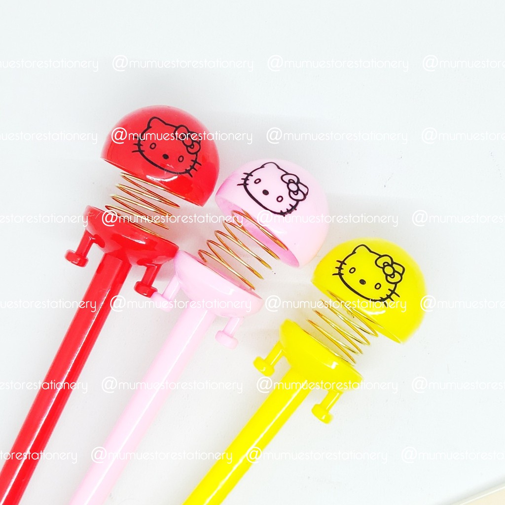 

12 pcs pulpen gel PULPEN BERKARAKTER SPRING HELLO KITTY /gel pen PER /PULPEN PER SPRING HELLO KITTY