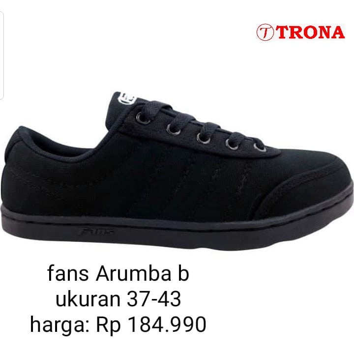 Sepatu Sekolah Fans Arumba Black