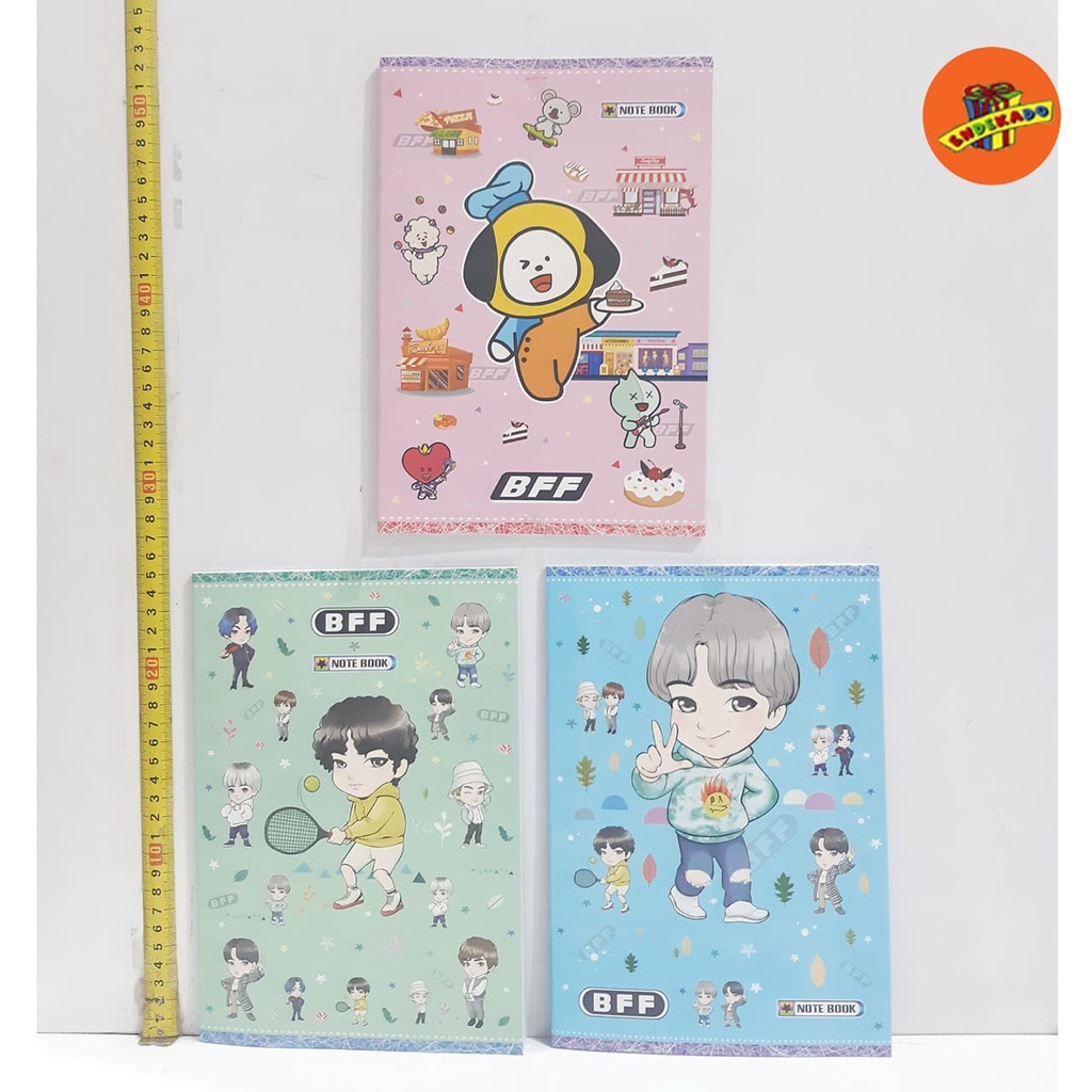 MAKASSAR! BFF BUKU TULIS GARIS - Buku Tulis Sekolah
