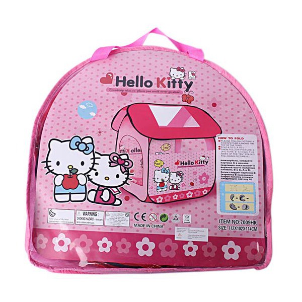TENDA RUMAH ANAK KARAKTER HELLO KITTY ( BESAR )