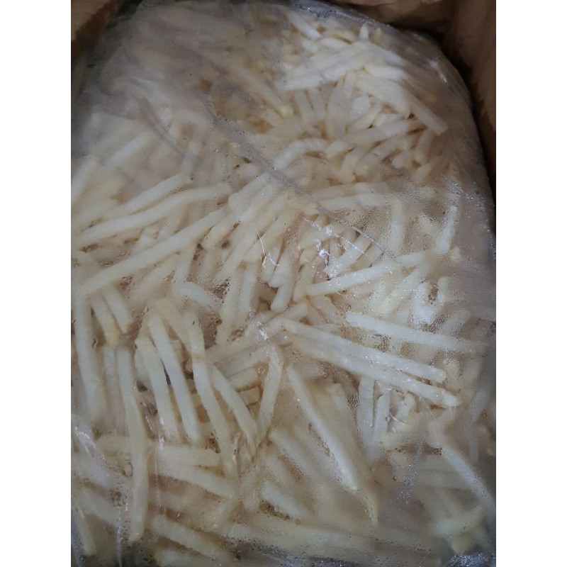 

Tasty Fries kentang shoestring french fries kemasan 2kg spesial lutosa 2000 gram