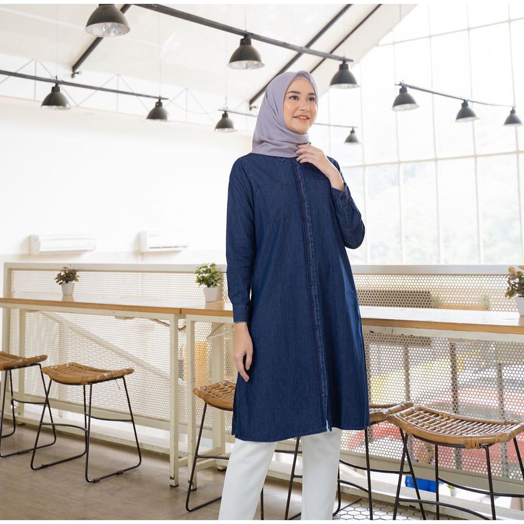 TUNIK JEANS WANITA