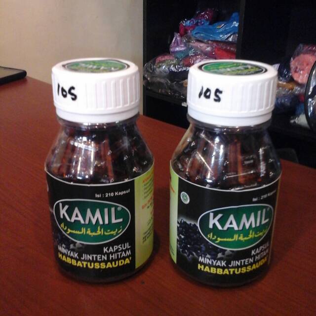 Habbatussauda kamil, jintan hitam kamil, jinten hitam kapsul