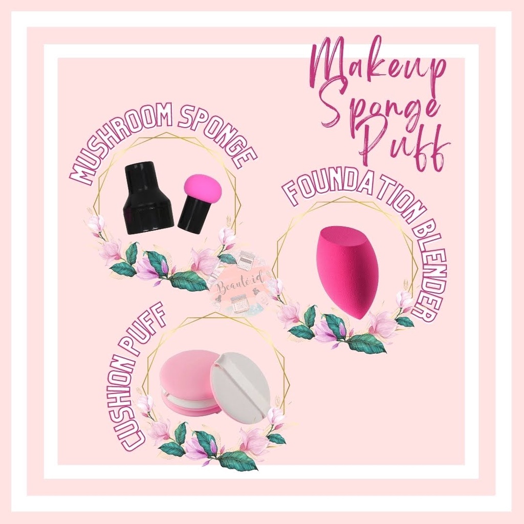 Sponge Fondation Blender BB Air Cushion Puff Spons Make Up Beauty Tools Cosmetic Puff Wet and Dry