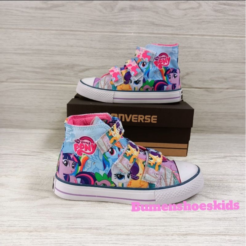 [ORIGINAL]Sepatu Sneakers Anak Perempuan Sepatu Converse Allstar High/Tinggi Karakter Baby Kids