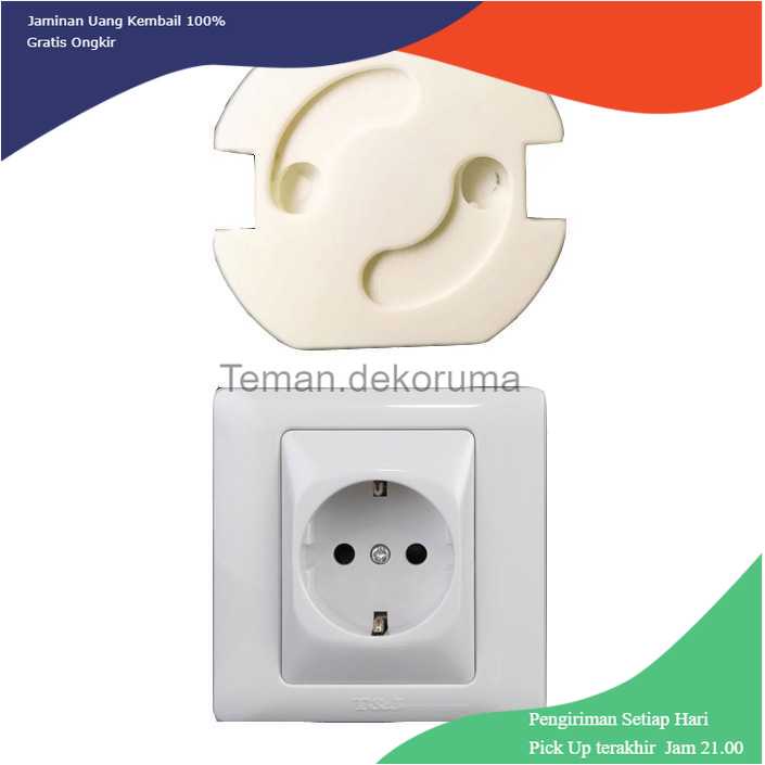 TD-REN Safety Socket Plug Listrik EU Spring Style - ZC6001