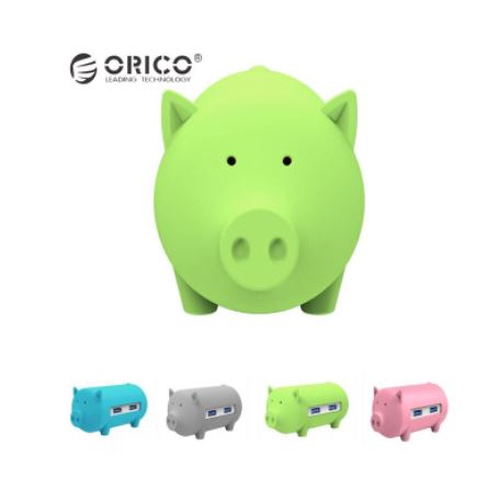 Usb 3.0 hub orico 3 port with sd Tf card reader 5Gbps 100cm cable little pig h4018-u3 h4018u3 - Terminal usb3.0