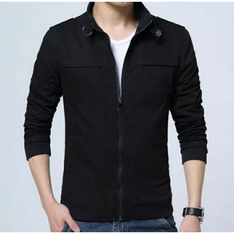 JAKET PRIA / JAKET KAIN KATUN DRILL / JAKET KEREN / JAKET TERBARU