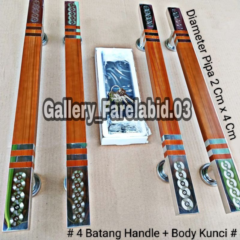 Full Set Handle Pintu Rumah Stainless Steel Kotak Jumbo Grafir 80 Cm Set Body Kunci Gagang Pintu Rumah Modern Mewah 60 Cm Set Bodi Pelor Pegangan Pintu Kupu Tarung Besar 45 Cm Tarikan Pintu Rumah Utama Minimalis