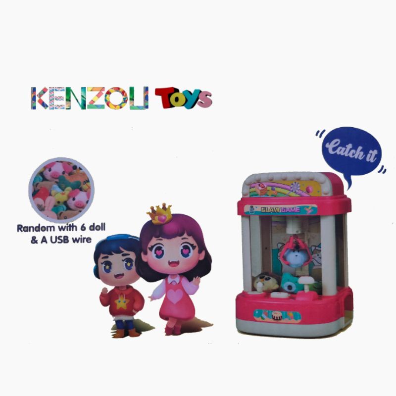 Funny Doll Machine Mainan Mesin Capit Boneka