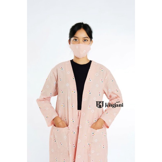 Outer Jumputan Handmade. Jumputan Asli Solo.