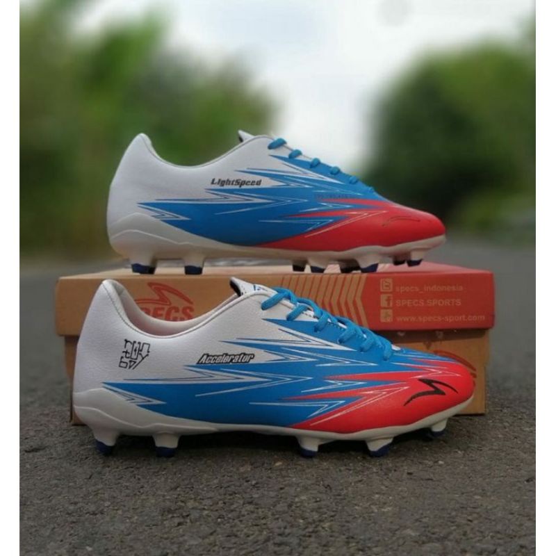 sepatu bola Specs accelerator lightspeed 2021 terbaru-acce putih