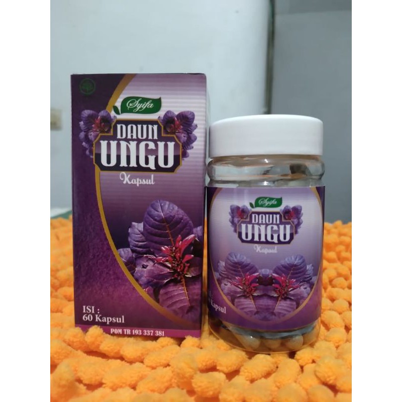 kapsul Daun ungu