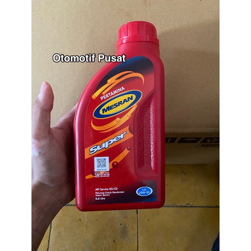 Jual OLI PERTAMINA MESRAN SUPER 20w-50 800ml | Shopee Indonesia