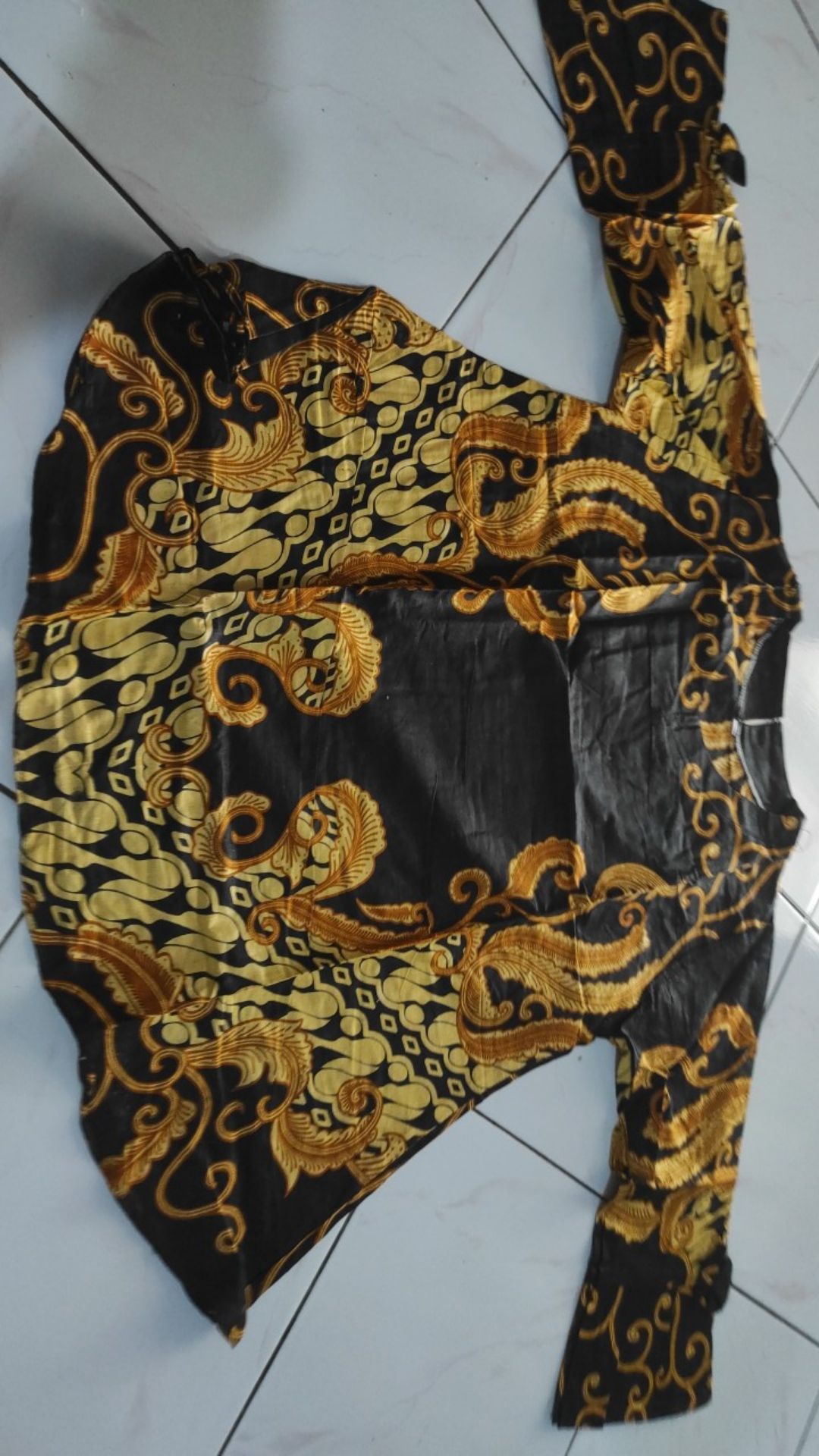 Cod - Tey-17 Batik Wanita Asj Sa Hrb026 Kenongo Kemeja Tosca Pendek