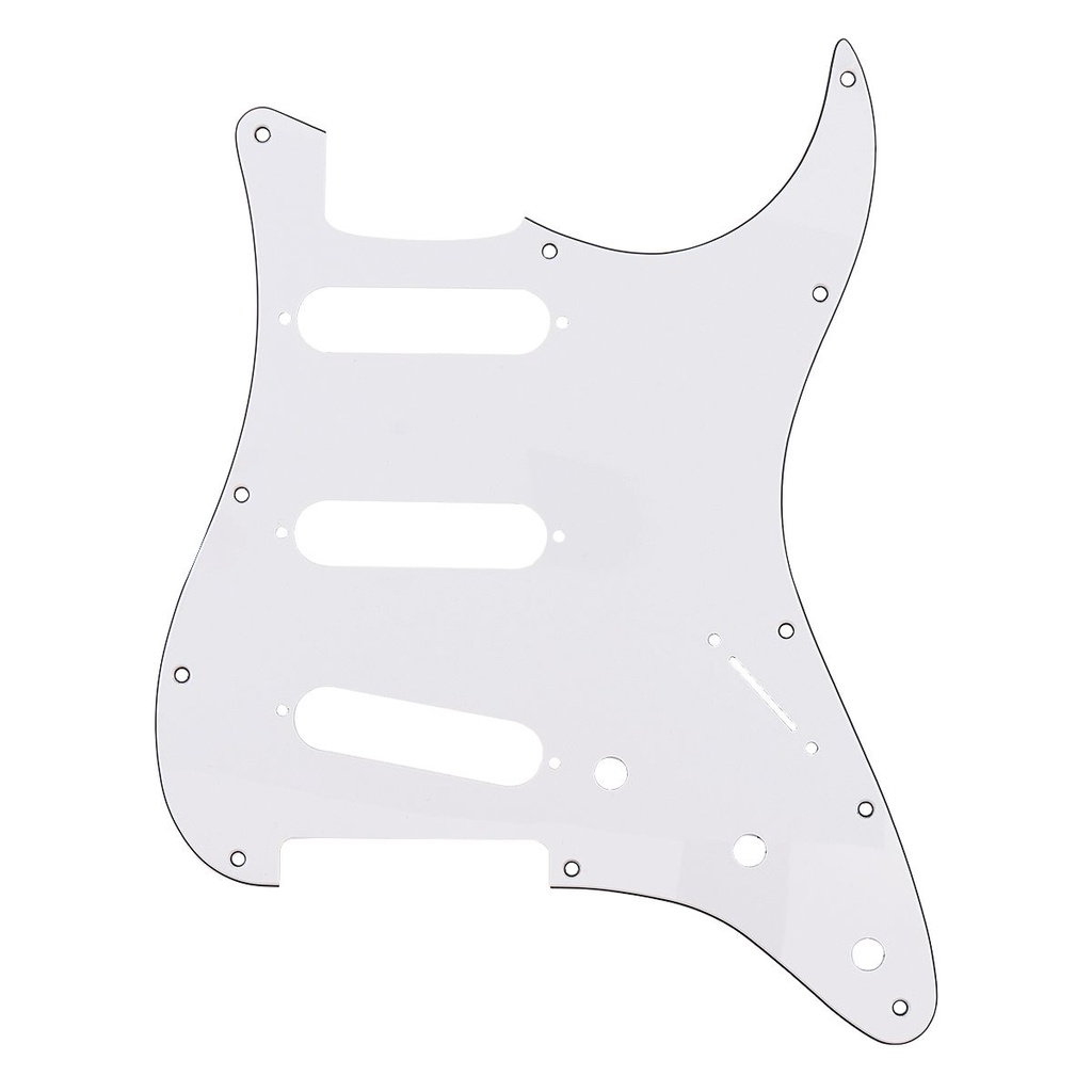 Slade Pickguard Gitar Elektrik 3 Lapis Bahan PVC Warna Putih Untuk FD ST