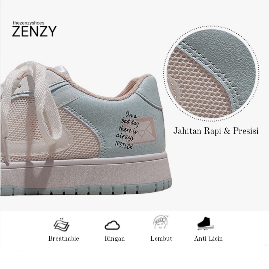 Zenzy Premium Morrie Korea Designed - Sepatu Casual Comfy-5