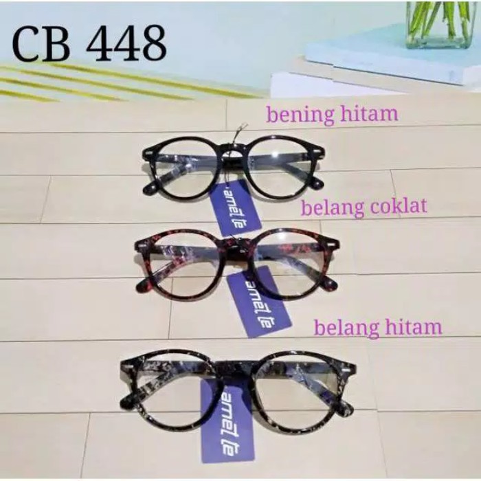 Kacamata Oval Korea Design Pria Wanita 448CB