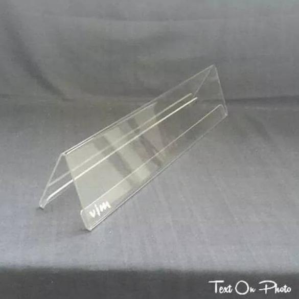 

HOTSALE!⭐ Stand acrylic 8x30, name tag acrylic , label acrylic, stand acrylic ,name plate display ..