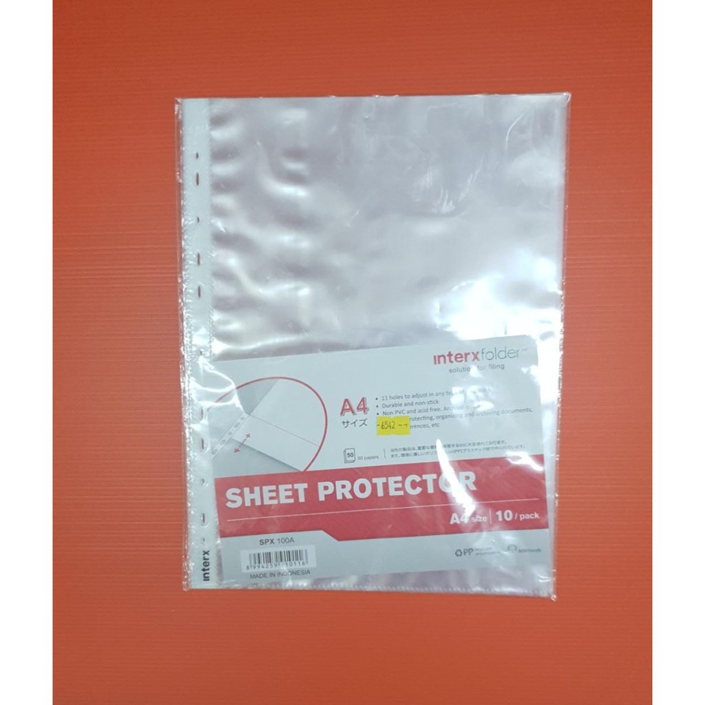 

COPY SAFE INTERX- FOLDER A4 (10pcs) | POCKET FILE