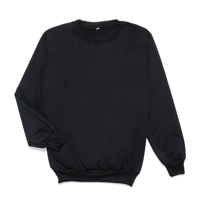 MakeGrosir - SWEATER POLOS BASIC CREWNECK FLEECE M-XXL