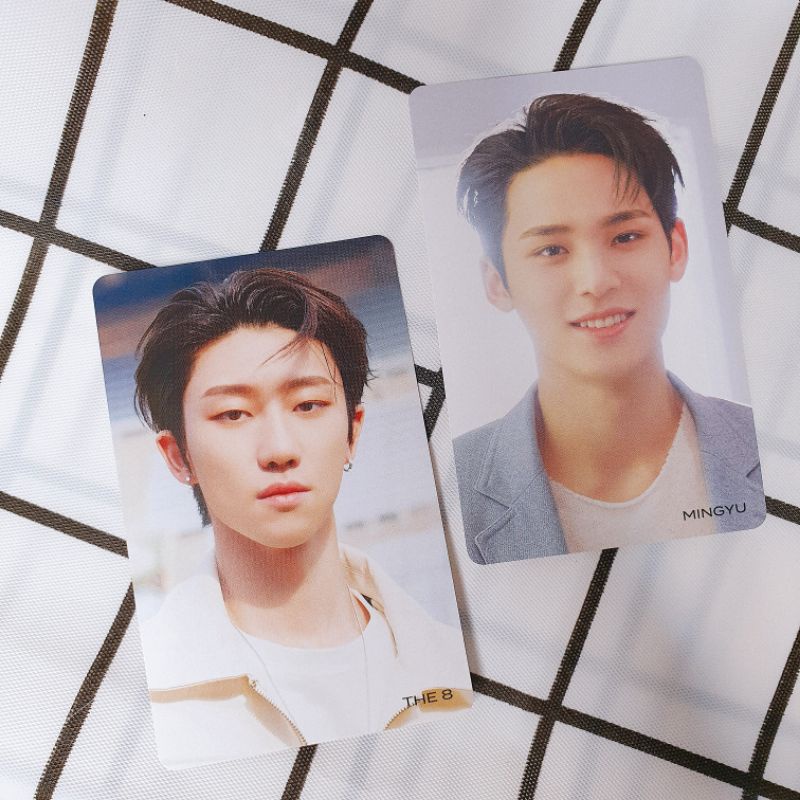 SEVENTEEN Mingyu The8 Hitori Janai HMV Thanks 2 photocard pc minghao