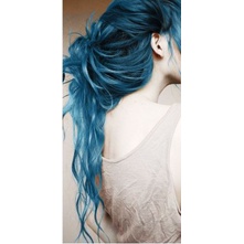 COLOR ME WATER BLUE hair color cream cat pewarna rambut