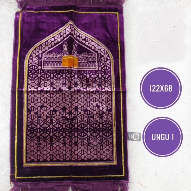 sajadah turki motif terbaru desain mewah uk 110x70 bahan lembut dan tebal super