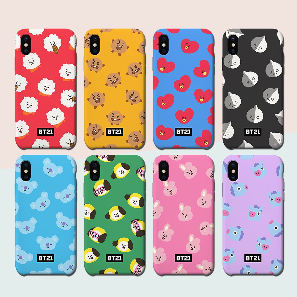 Case BT21 BTS Kpop Korea Hardcase Tata Koya Van Chooky Casing Korean Lucu Unik HC3D PCR