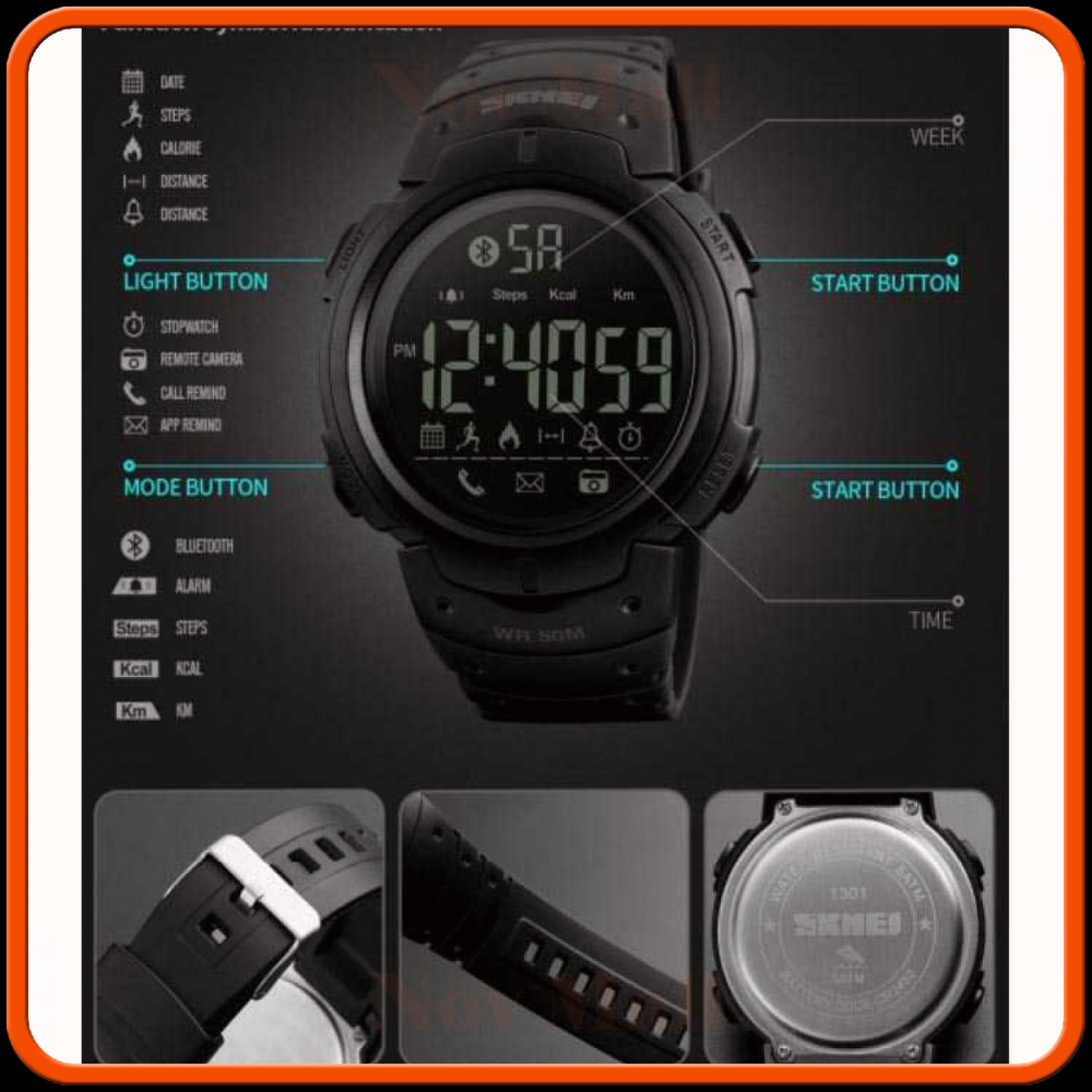 SKMEI Jam Tangan Olahraga Smartwatch Bluetooth SM239