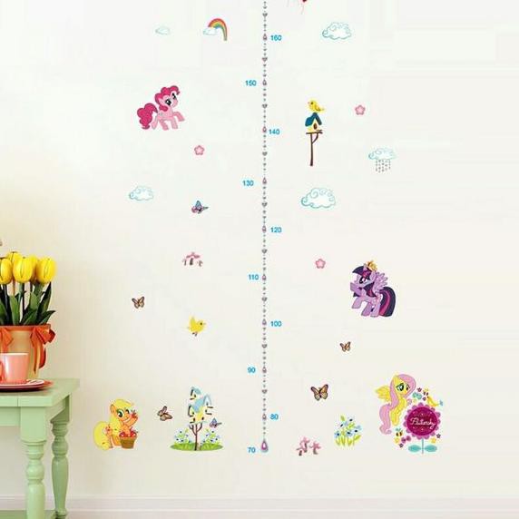 

○ Stiker pony - Grow up sticker My Little Pony - Stiker pengukur tinggi ➳