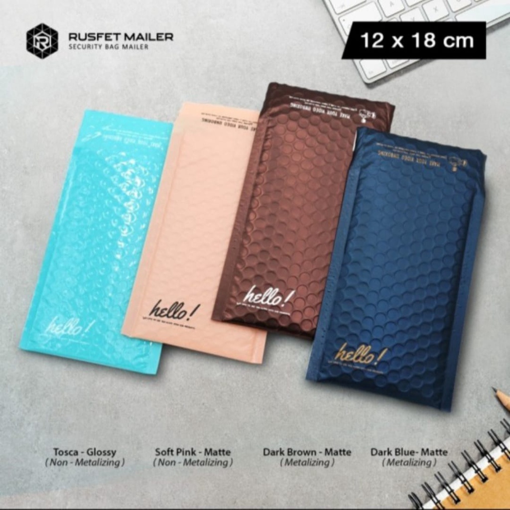 

Bubble Mailer Amplop Packing Premium Rusfet Satuan