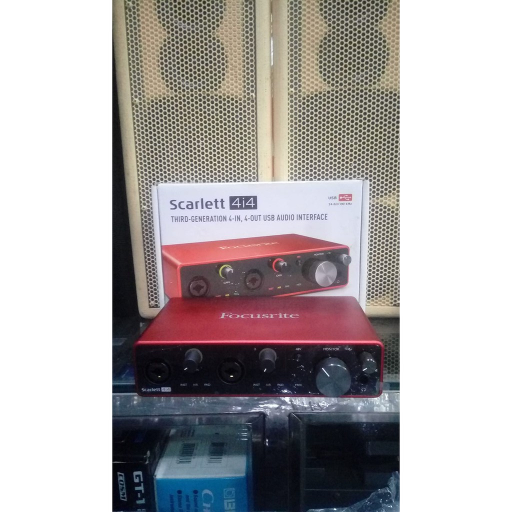 FOCUSRITE SCARLETT 4I4 GEN3 SOUNDCARD RECORDING