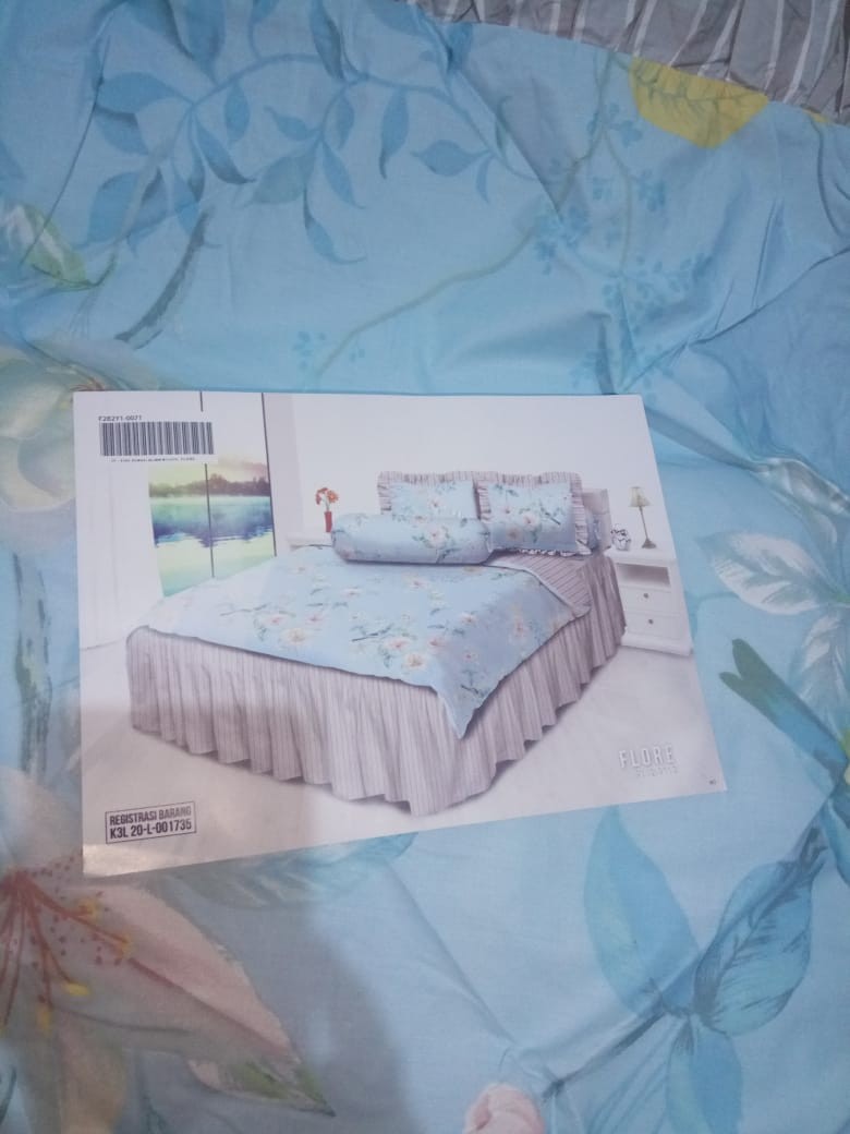 Sprei All New My Love Rumbai 180x200 Tinggi 30 Motif Kolase Coastal Bohemian - 180 King T30 Sp P3