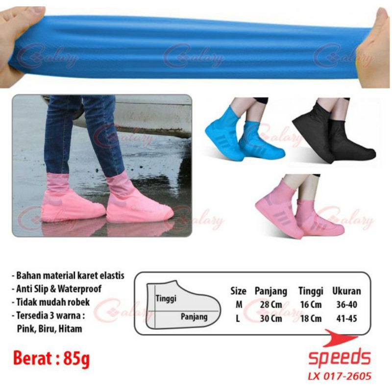 Cover Shoes Cover Sepatu Karet Pelindung Anti Air