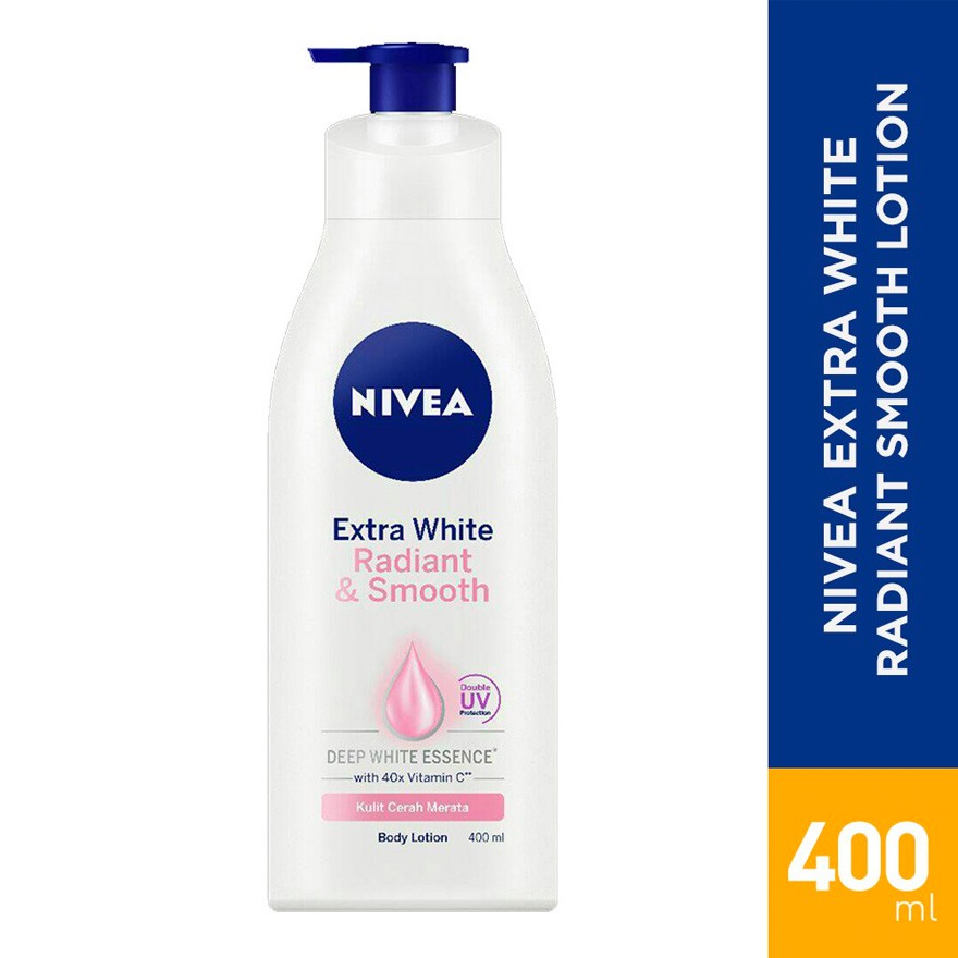 NIVEA Body Lotion Extra White Radiant & Smooth 400ml Shopee Indonesia