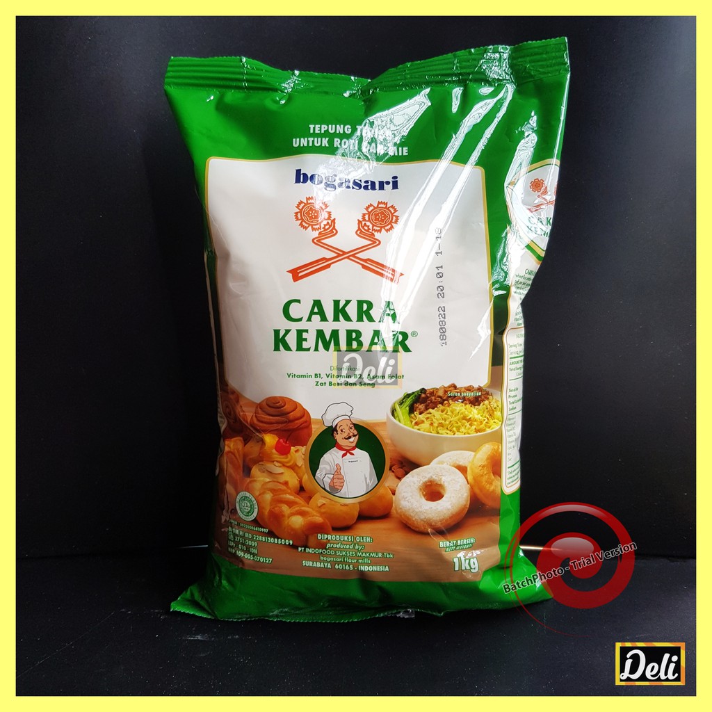

Cakra Kembar Premium Terigu Protein Tinggi 1kg